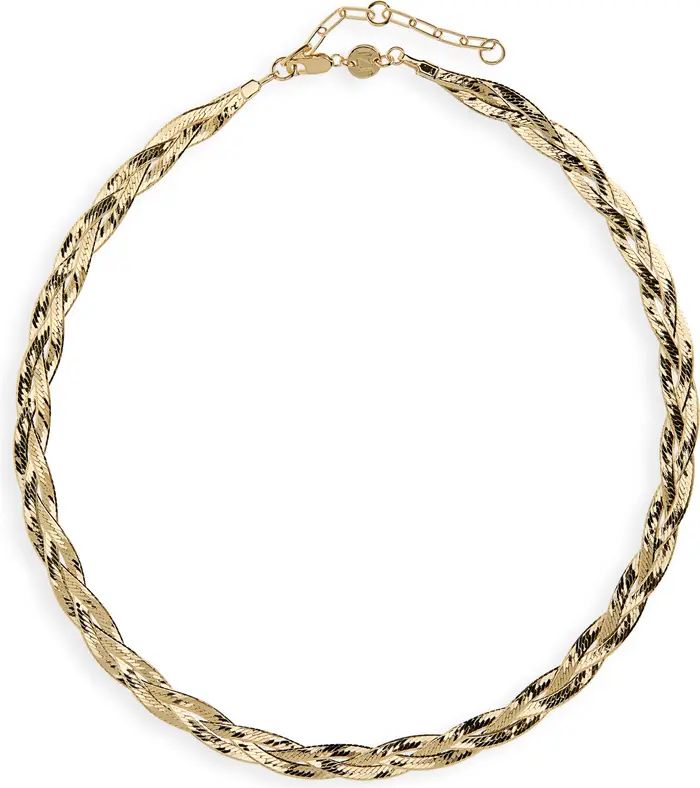 Jennifer Zeuner Francesca 3-Strand Serpentine Collar Necklace | Nordstrom | Nordstrom