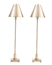 Set Of 2 37in Metal Buffet Lamps | TJ Maxx