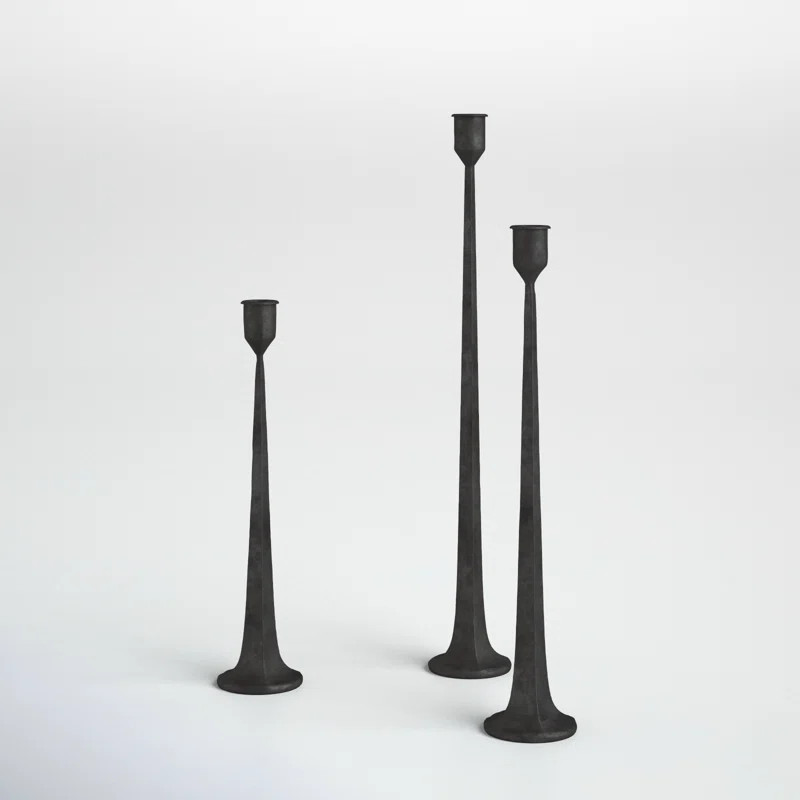 Salah Iron Tabletop Candlestick | Wayfair North America