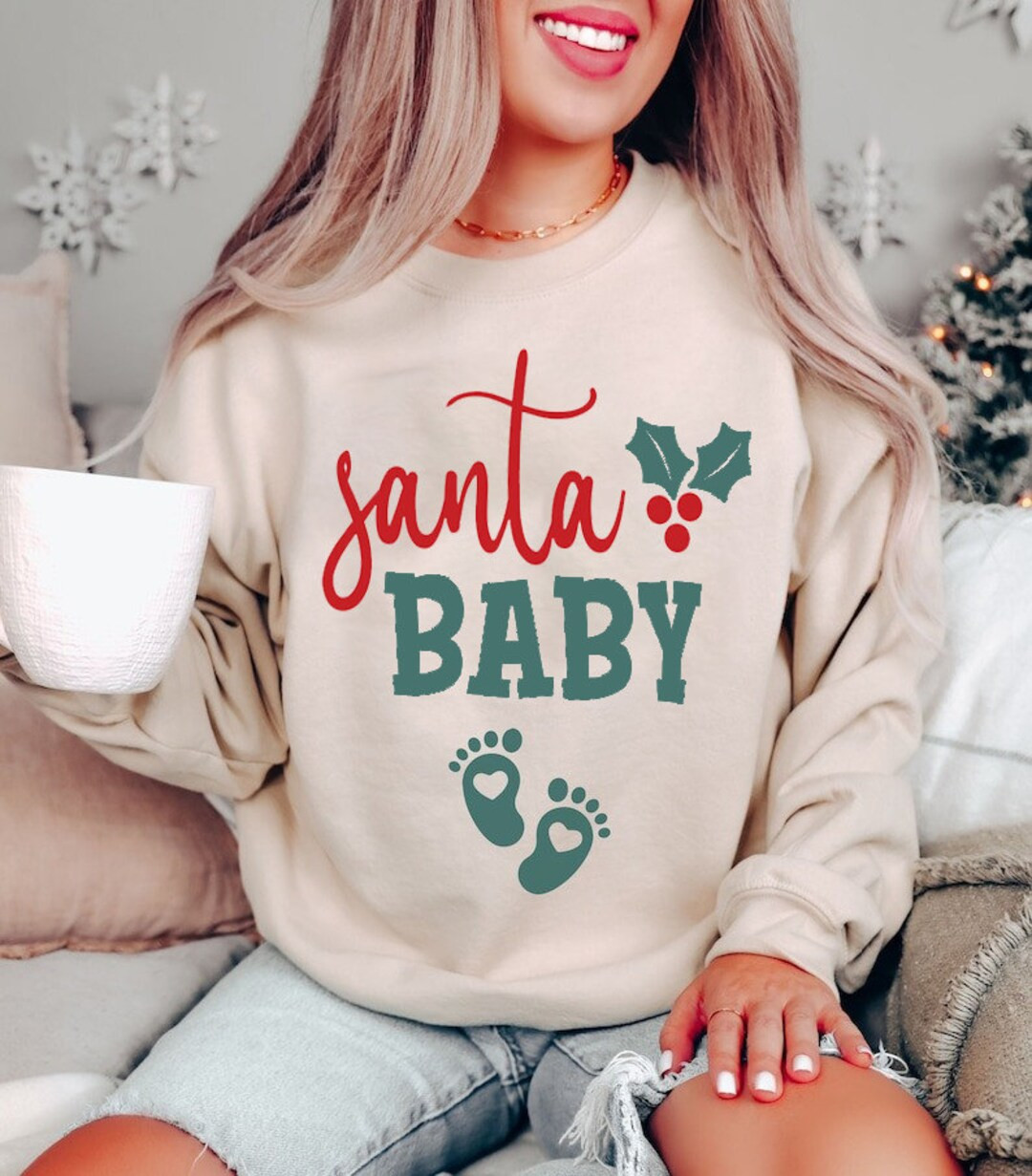 Christmas Pregnancy Announcement Sweatshirtpregnancy - Etsy | Etsy (US)