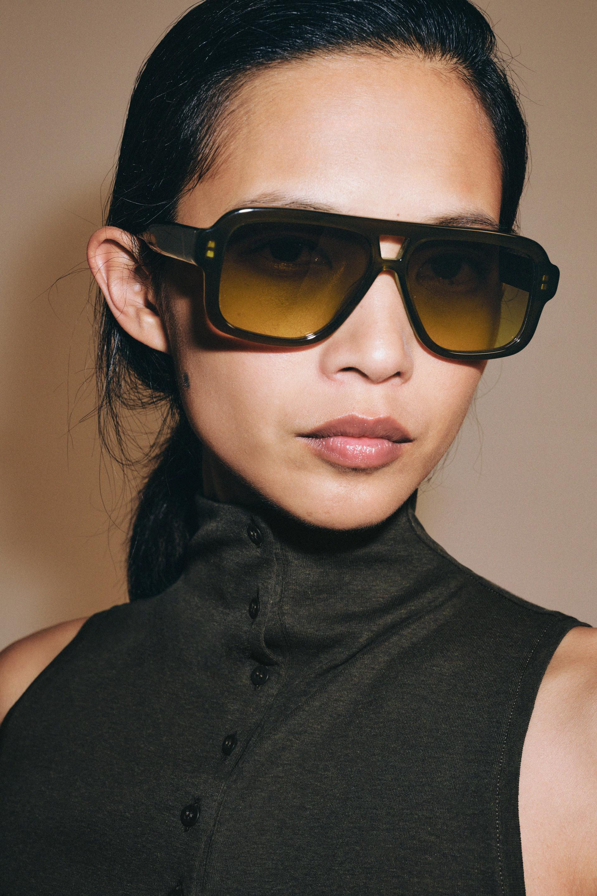 Zara - Aviator Sunglasses - Brown - M - Woman | Zara US