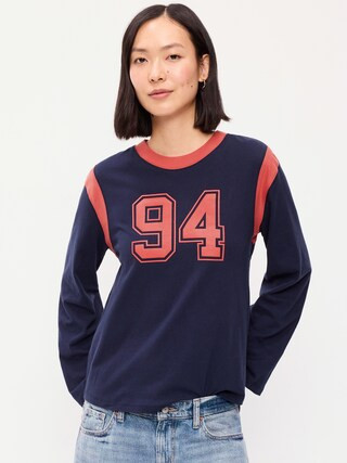 EveryWear Long-Sleeve Graphic T-Shirt | Old Navy (US)