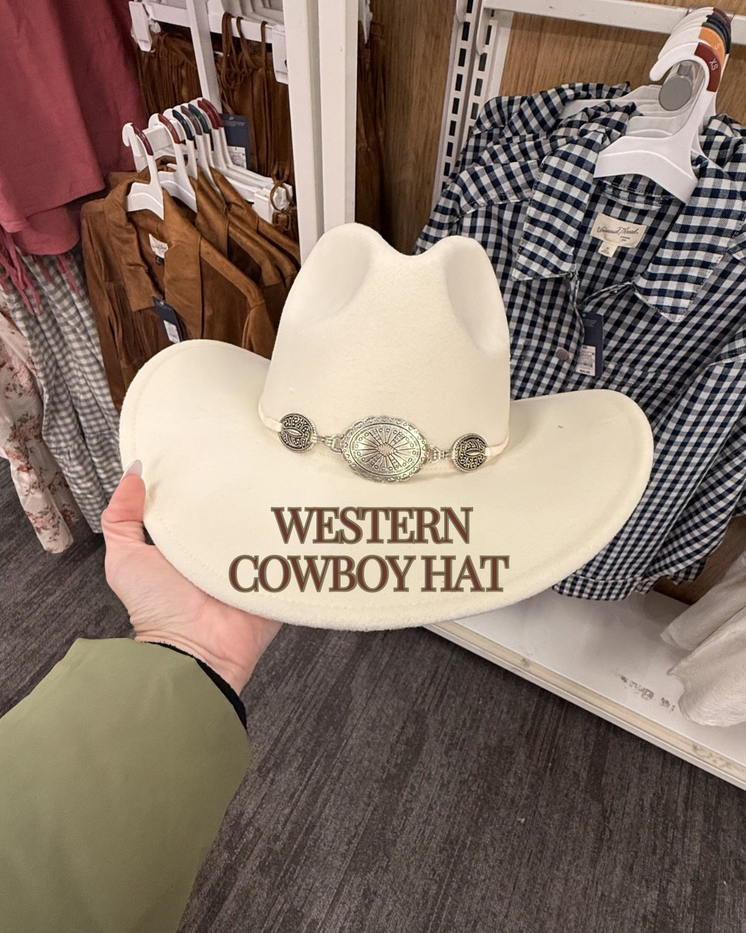 Western cowboy hat 🤠

Such a fun piece for country concerts, rodeo looks, or western outfits.

@Target 

#LTKFestival #LTKSeasonal #LTKOver40