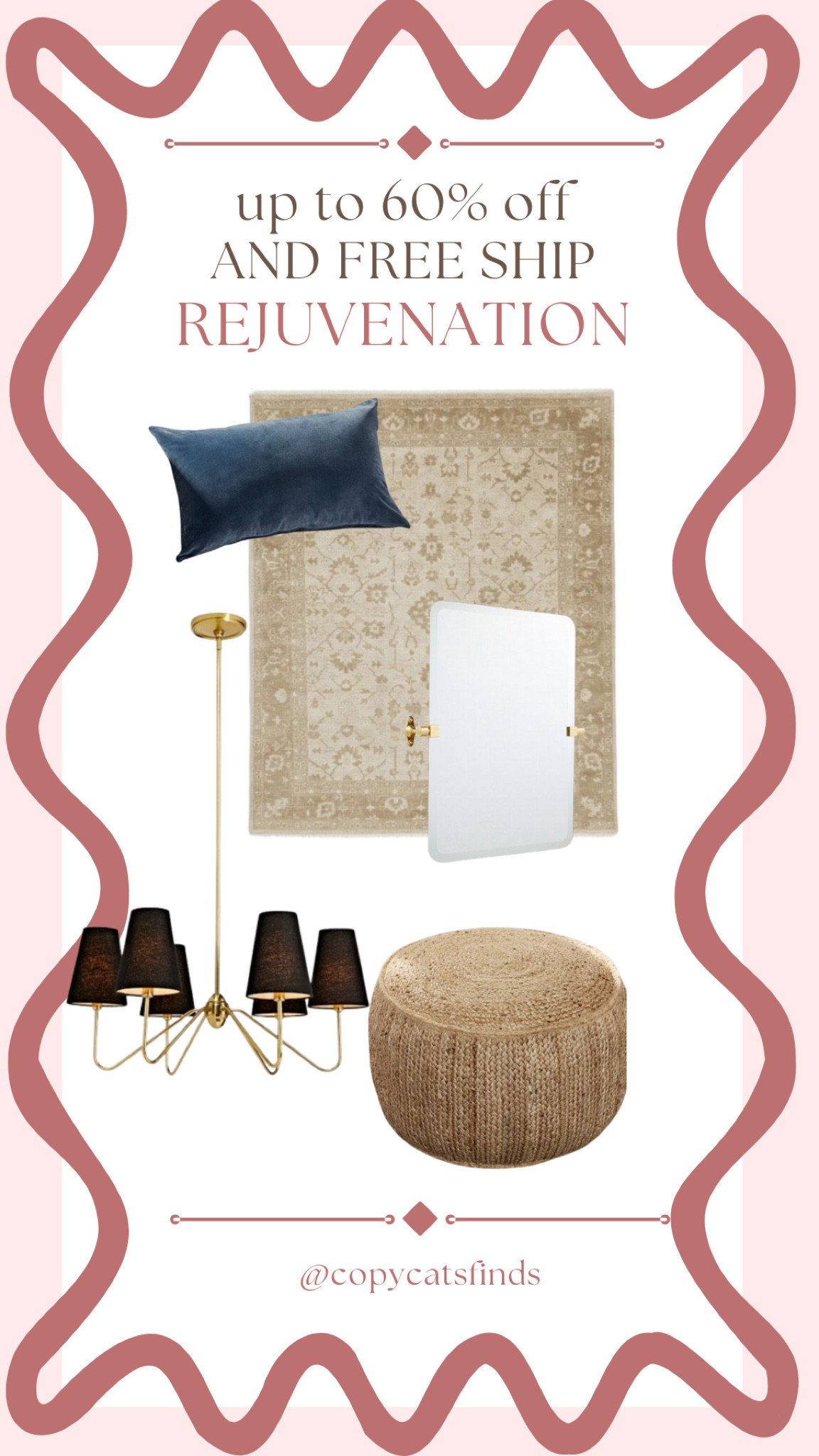 Rejuvenation sales and FREE SHIP! 

.
.
.
.
Home decor, furniture, rug, chandler, velvet blue pillow, pouf 

#LTKCyberWeek #LTKHome #LTKSaleAlert