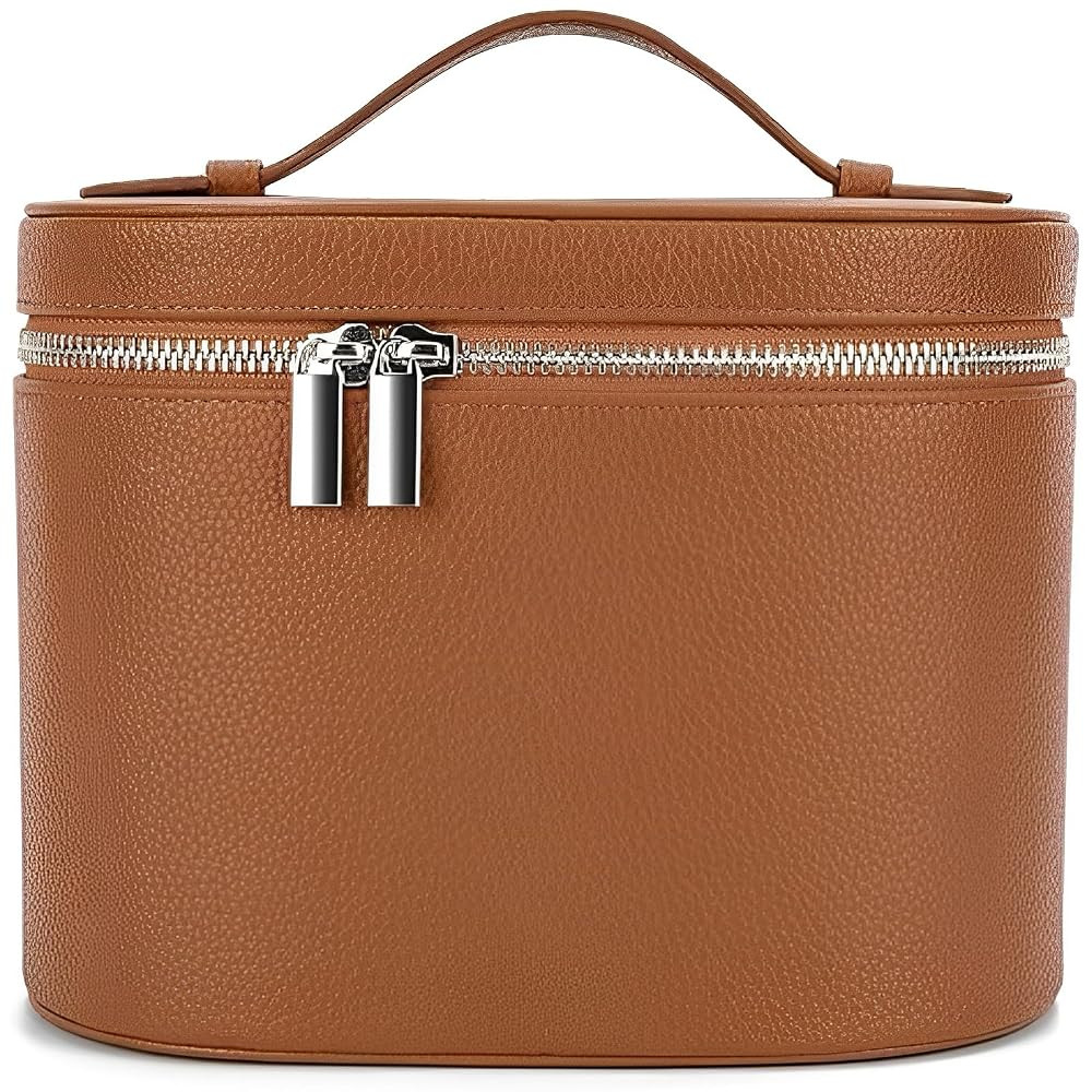 Upgrade Makeup Bag Travel Toiletry Bag Portable Cosmetic Makeup Organizer Bag Detachable Compartm... | Amazon (US)