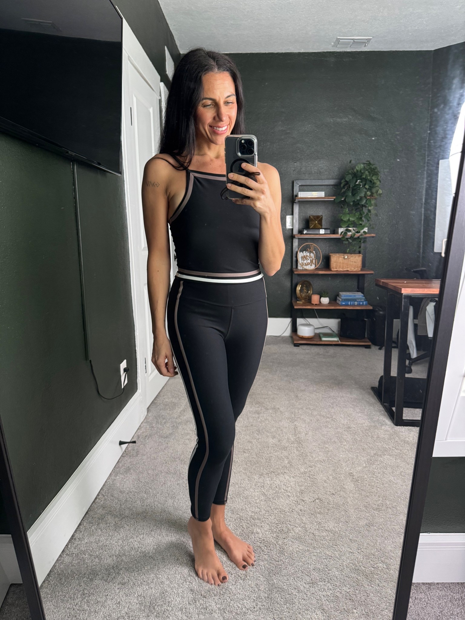 I love this matching set from Abercrombie YPB so much that I just ordered it in two more colorways! It doesn’t show cleavage or your stomach  Small top, small short bottoms. 5’2” 

#LTKActive #LTKFindsUnder50 #LTKSaleAlert