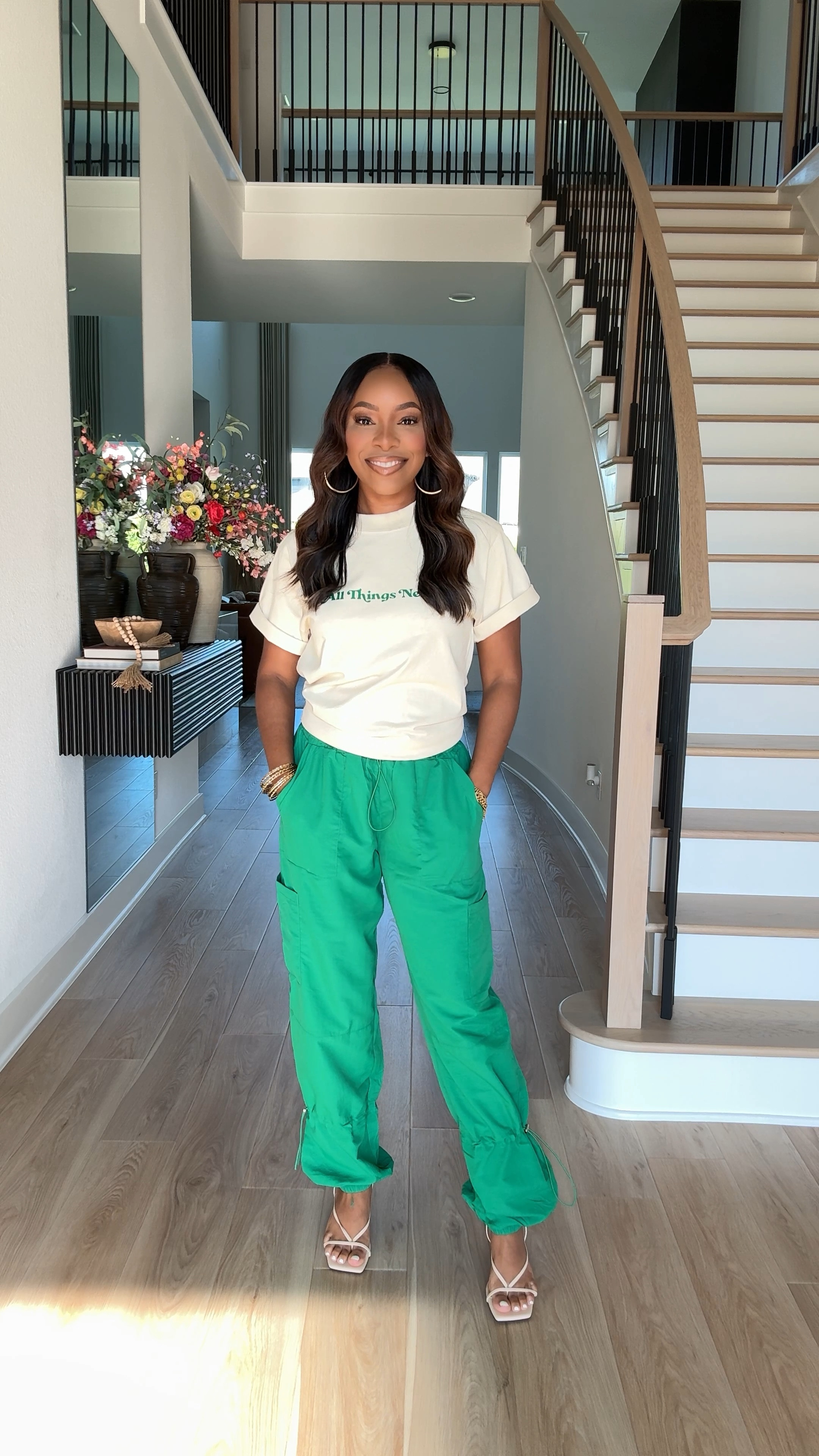 Church OOTD💚 blending street style with church wear is one of my favorite things to do! Btw, the t-shirt is from @thesavedchic on Instagram!

#LTKFindsUnder100 #LTKStyleTip #LTKFindsUnder50