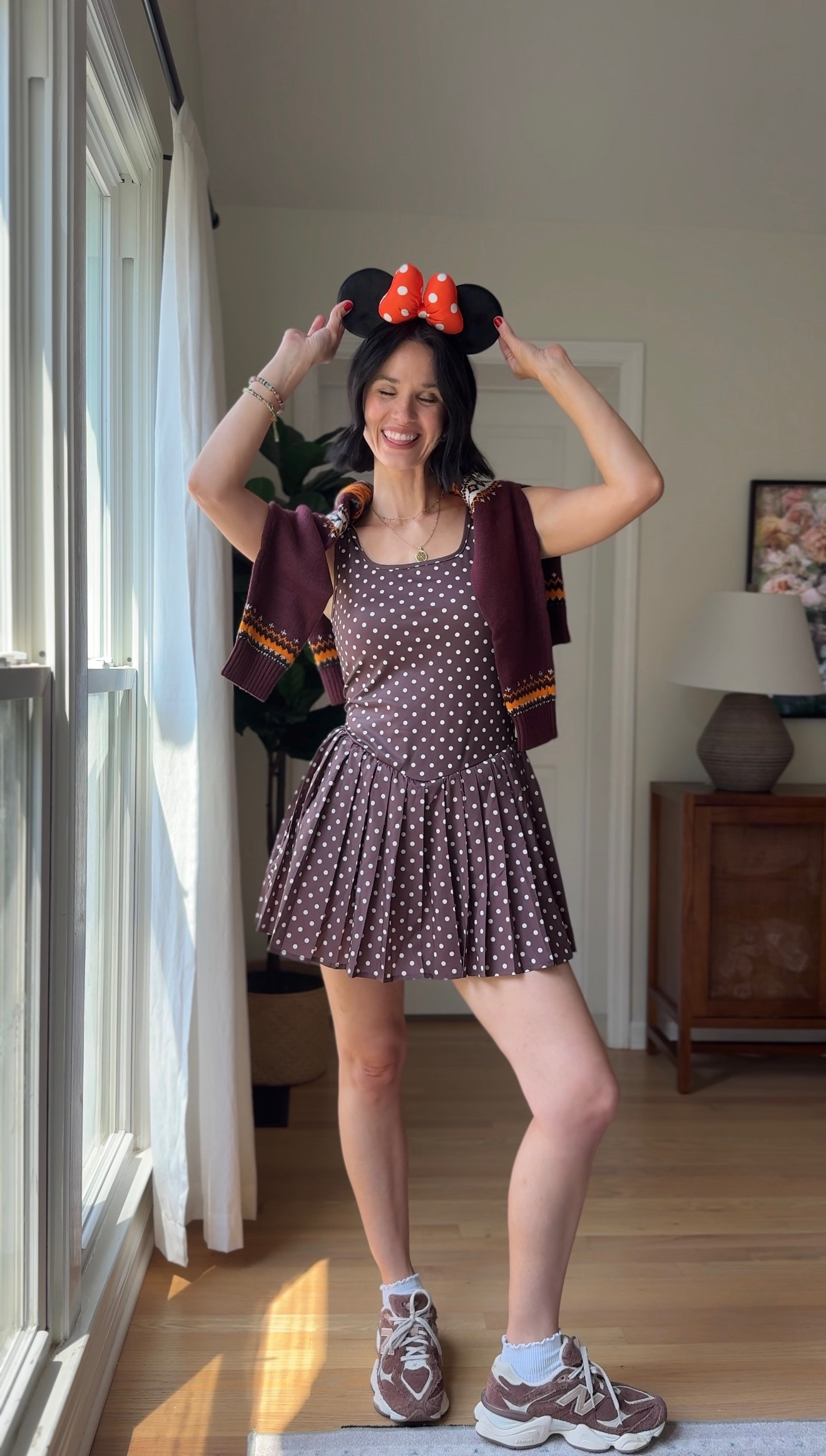 Feeling cute in this Minnie Mouse-inspired outfit! Perfect for a fun, casual day out.

amazon, ruffle socks, new balance, mouse ears headband, athletic dress, hallie ragan

#LTKootd #LTKmomlife #LTKgrwm