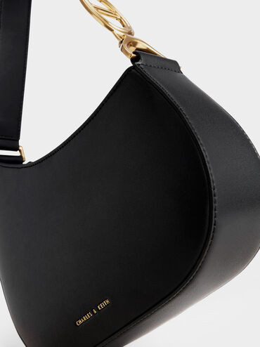 Asymmetrical Shoulder Bag
 - Black | Charles & Keith UK