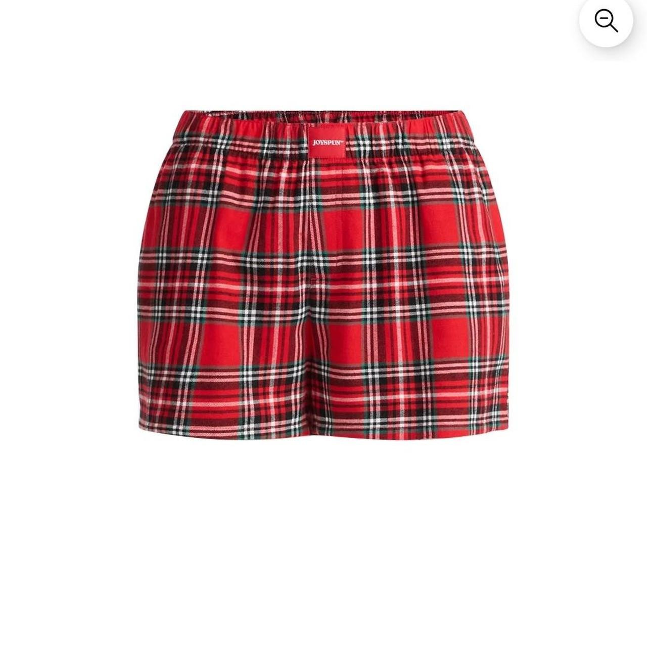 Joyspun Women's Shorts - Red/Multi - L | Depop US