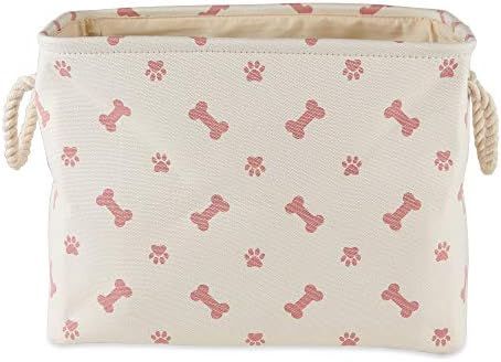 Bone Dry Paw Print Collapsible Polyester Pet Storage Bin, Rectangle Small - 14 x 8 x 9", Paws & B... | Amazon (US)