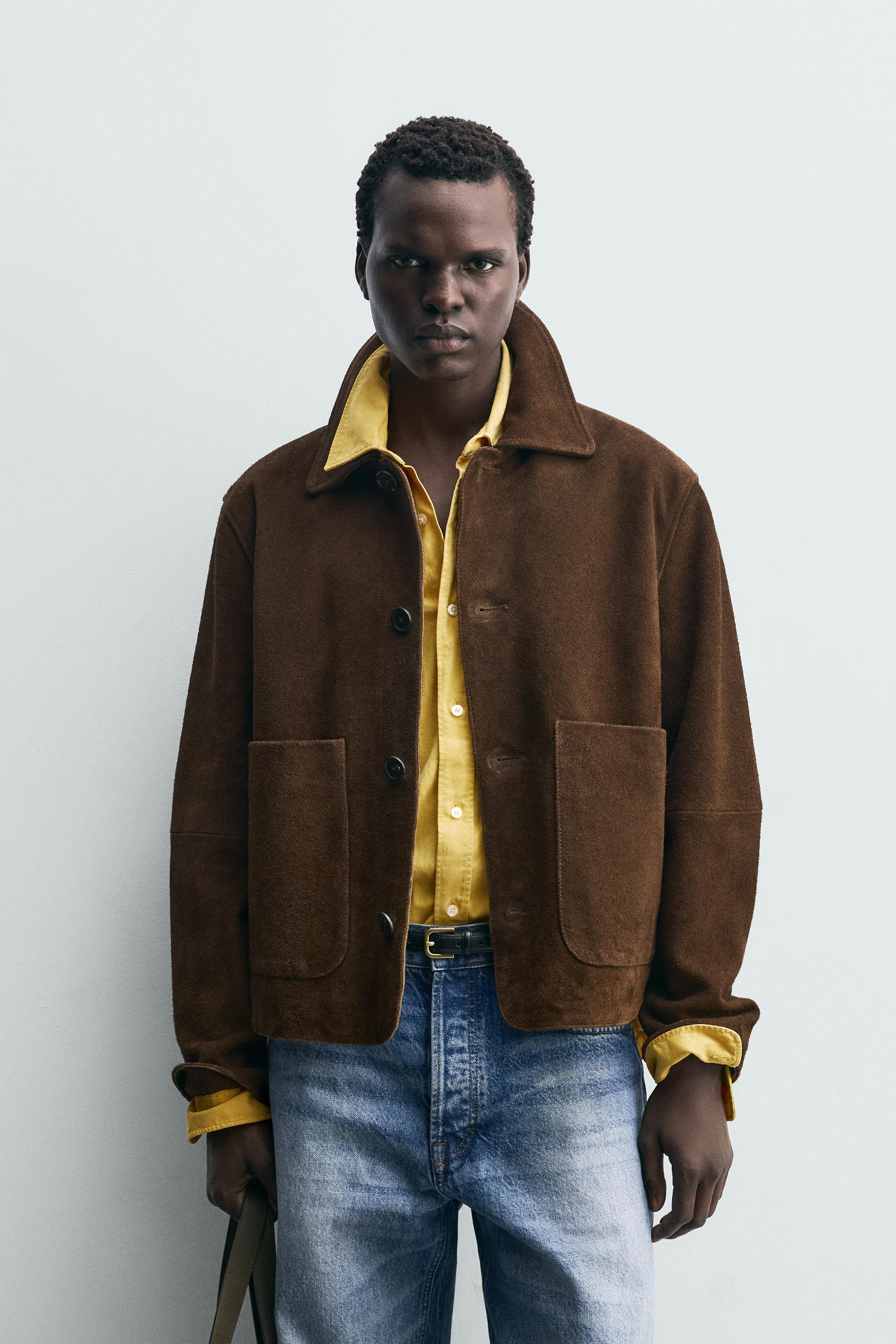 JACKE AUS WILDLEDER | Zara US