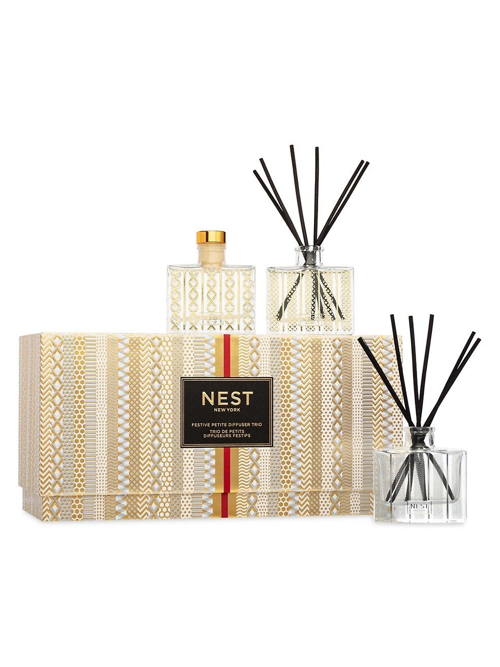 NEST New York Festive Sets 3-Piece Petite Diffuser Set | Saks Fifth Avenue