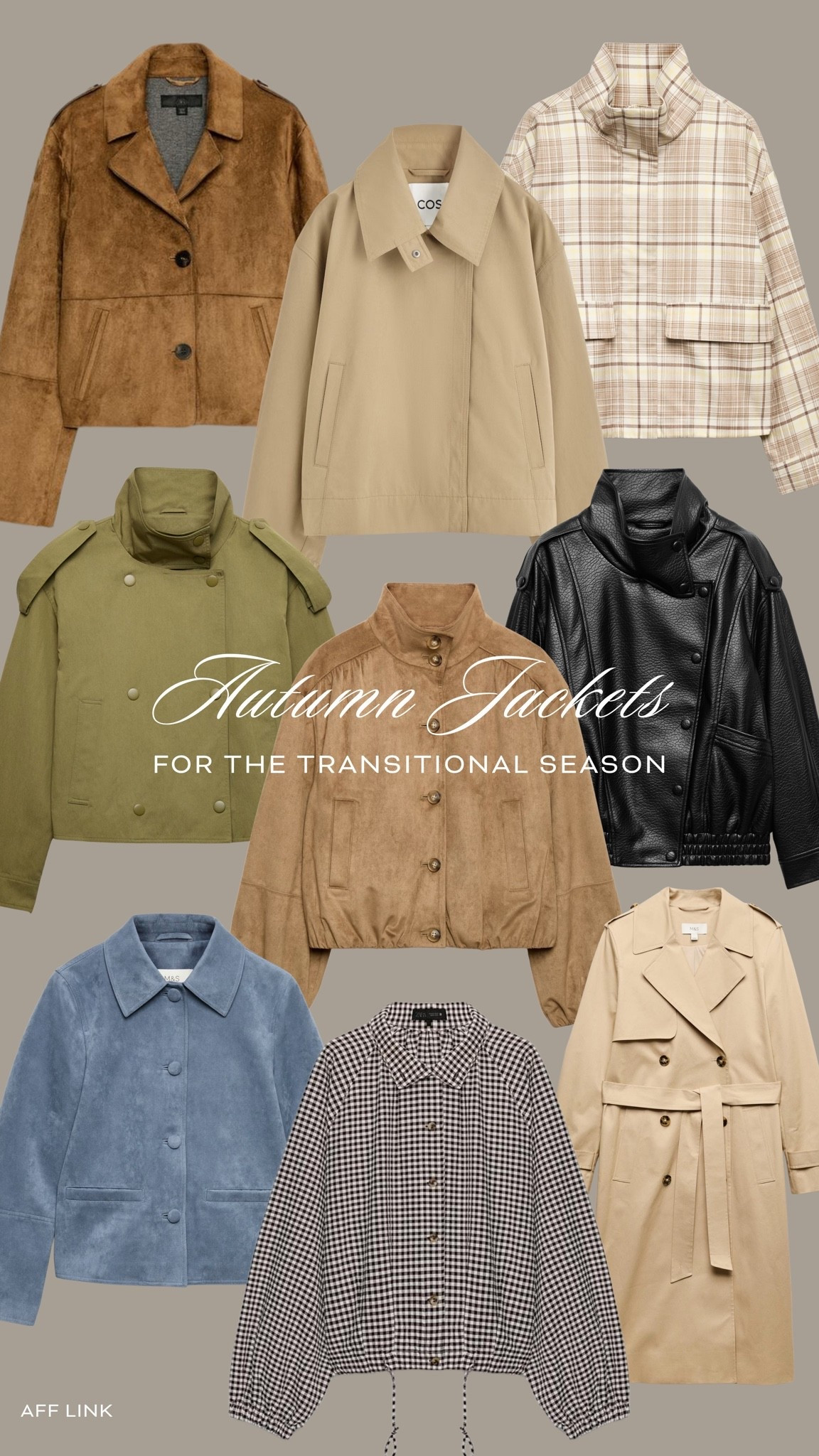 Autumn jackets for the transitional season 🍂🤎

#LTKuk #LTKautumn