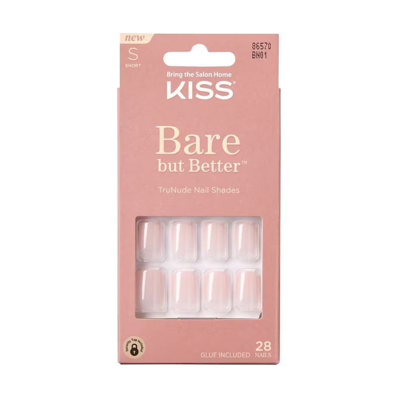 KISS Bare But Better TruNude Fake Nails - Nudies - 28ct | Target