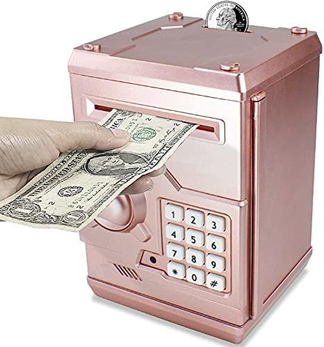 Mini ATM Piggy Bank ATM Machine Best Gift for Kids,Electronic Code Piggy Bank Money Counter Safe ... | Amazon (US)