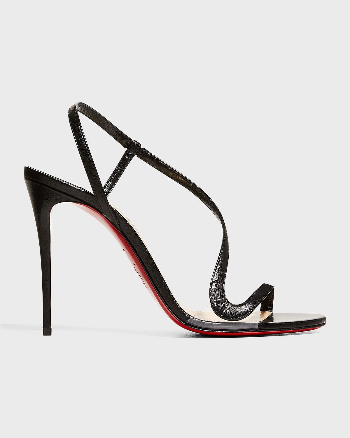 Rosalie Leather Red Sole Stiletto Sandals | Neiman Marcus