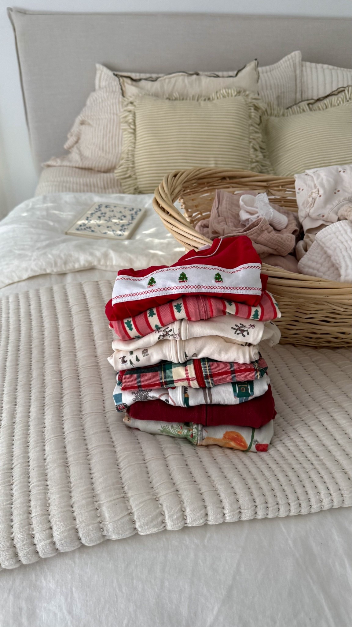 baby christmas jammie’s!! 