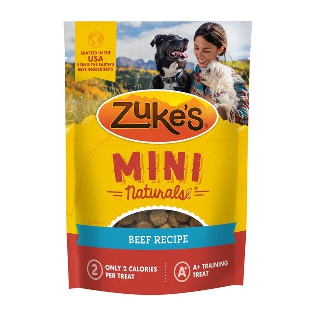 ZUKE'S Mini Naturals Beef Recipe Dog Treats, 6-oz bag - Chewy.com | Chewy.com