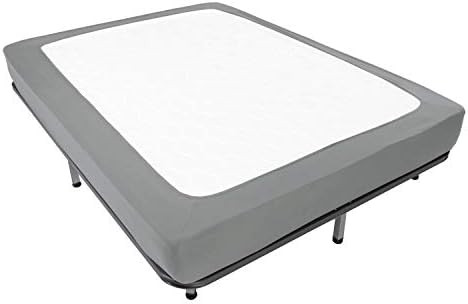 Box Spring Cover King Size - Jersey Knit & Stretchy Wrap Around 4 Sides Bed Skirt for Hotel & Home - | Amazon (US)