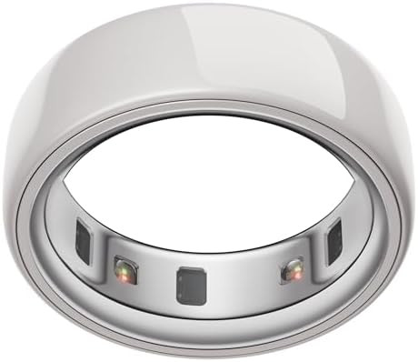 Oura Ring 4 Ceramic - Cloud - Size 8 - Size Before You Buy | Amazon (US)