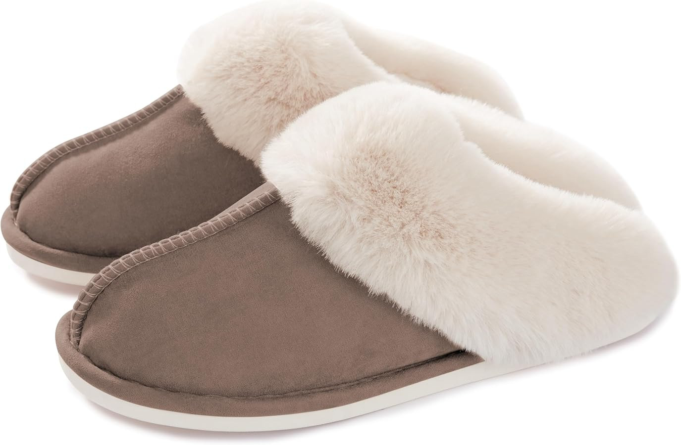 Donpapa Womens Slippers with Memory Foam Fluffy Soft Warm Slip On House Slipper Anti-Skid Cozy Pl... | Amazon (US)