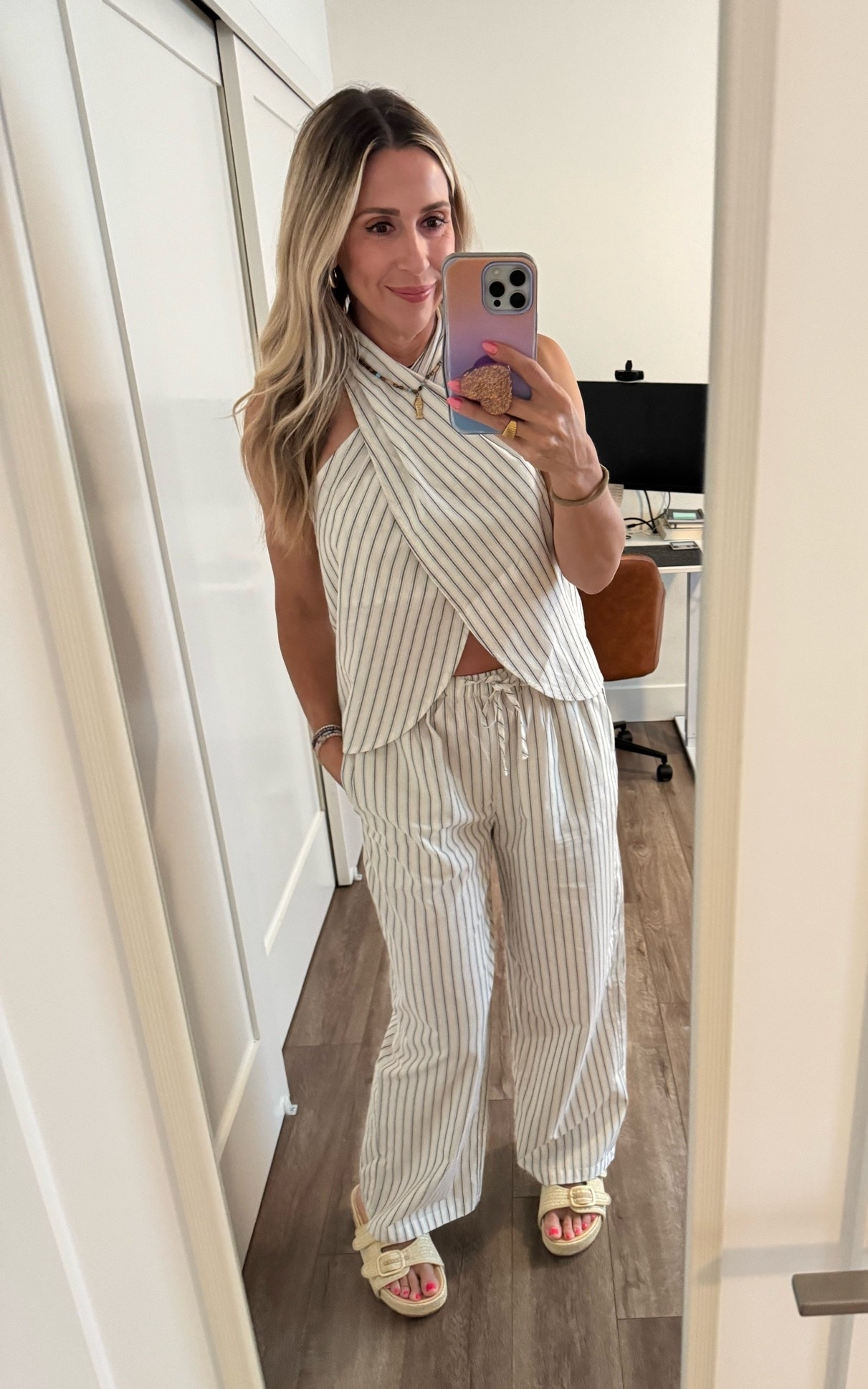 Another cute and classy set for summer or a nice boat 🛥️ day 🙌 Wearing a size medium . Under $50

#LTKootd #LTKOver40 #LTKTravel