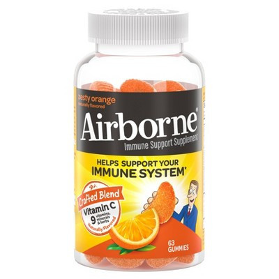 Airborne Vitamin C Gummies - Orange - 63ct | Target