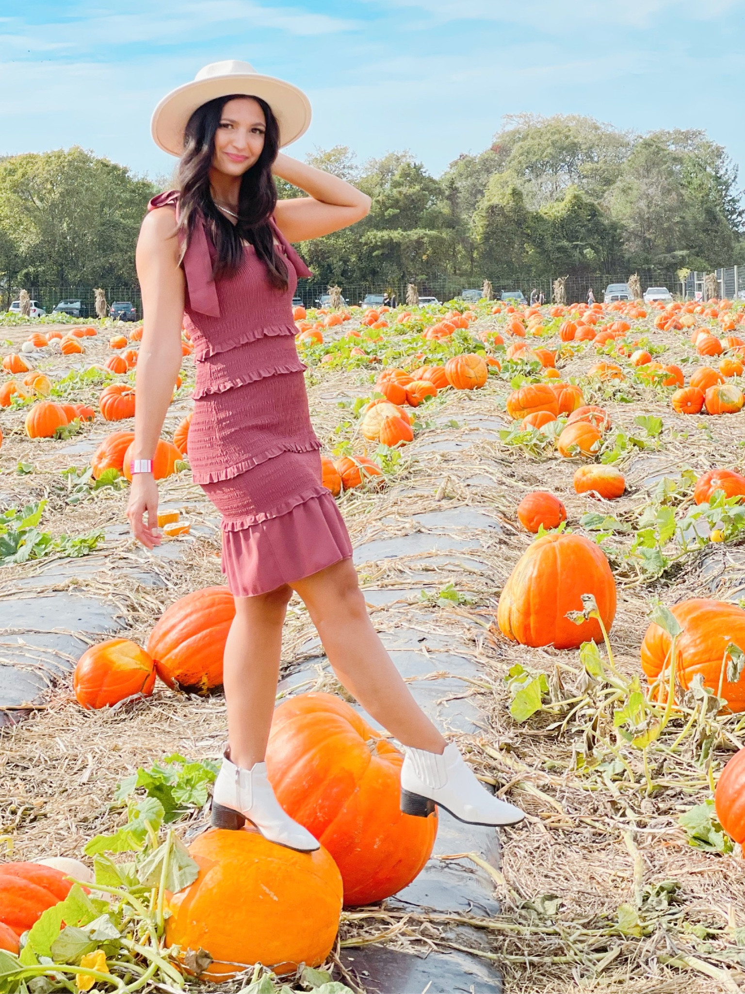 Pumpkin picking outfit. Fall outfit. 

#LTKsalealert #LTKunder50 #LTKSeasonal