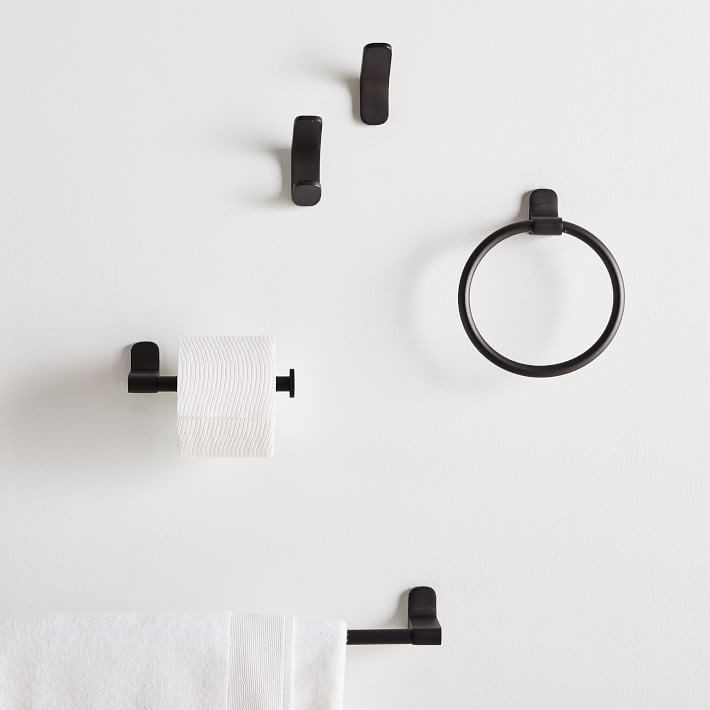 Mid-Century Contour Bathroom Hardware | West Elm | West Elm (US)