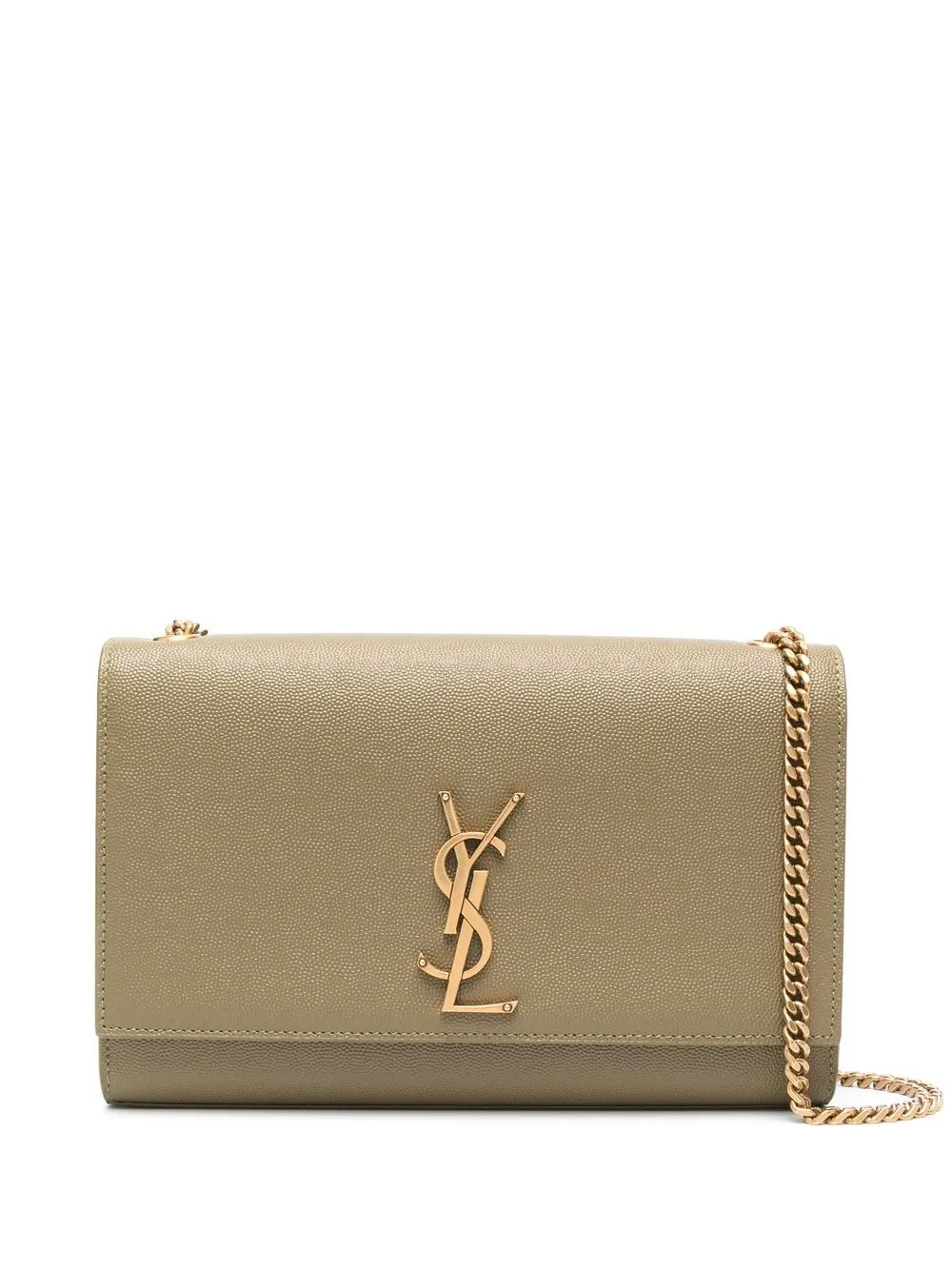Saint Laurent Kate Leather Crossbody Bag | Green | FARFETCH IE | Farfetch Global