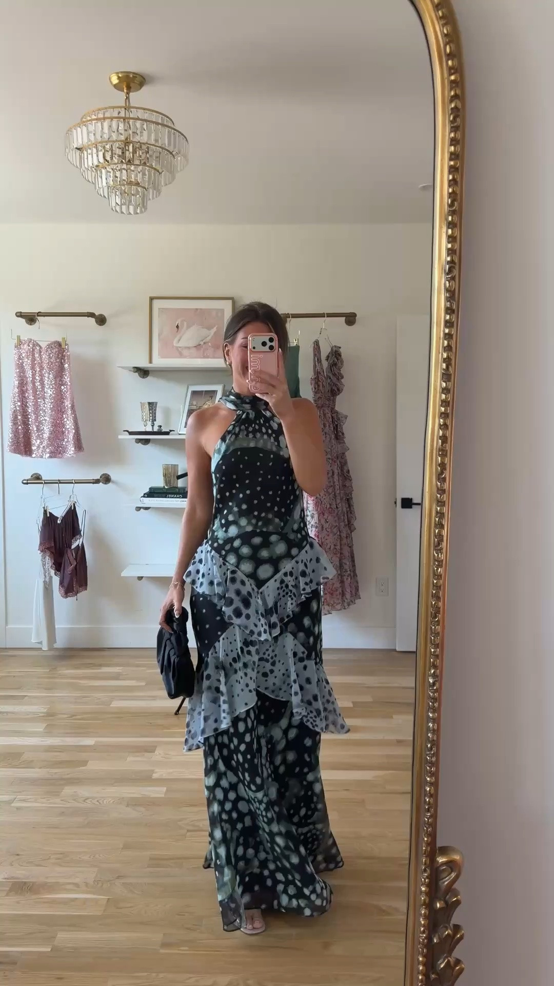 black, blue, green spotted maxi with a halter neckline, tiered ruffle skirt, and flowing silhouette amazon summer resort wear, formal event, wedding guest dress 💍🍹

electric picks code: emerson20
lulus code: emerson20 (first purchase only) 

I’m 5’4” and wear a small/2

amazon fashion, amazon dresses, amazon finds, amazon outfit ideas, amazon summer outfits, affordable fashion finds, summer wedding guest dresses, wedding guest dresses, cocktail dresses, semi-formal dresses, black tie wedding guest dresses, destination wedding guest dresses, garden party dresses, wedding guest outfit ideas

#LTKootd #LTKSeasonal #LTKWedding