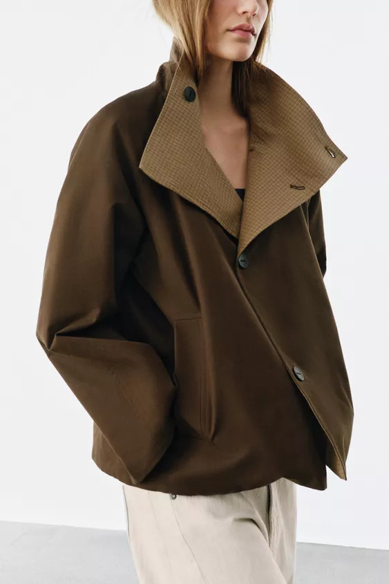 PLAID REVERSIBLE JACKET ZW COLLECTION | Zara US