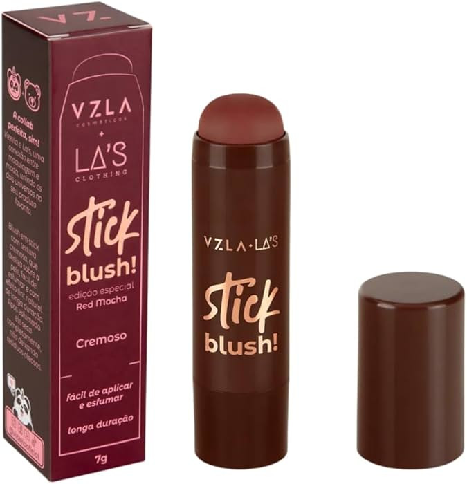 Blush Stick Red Mocha 7g - Vizzela + La's | Amazon (BR)