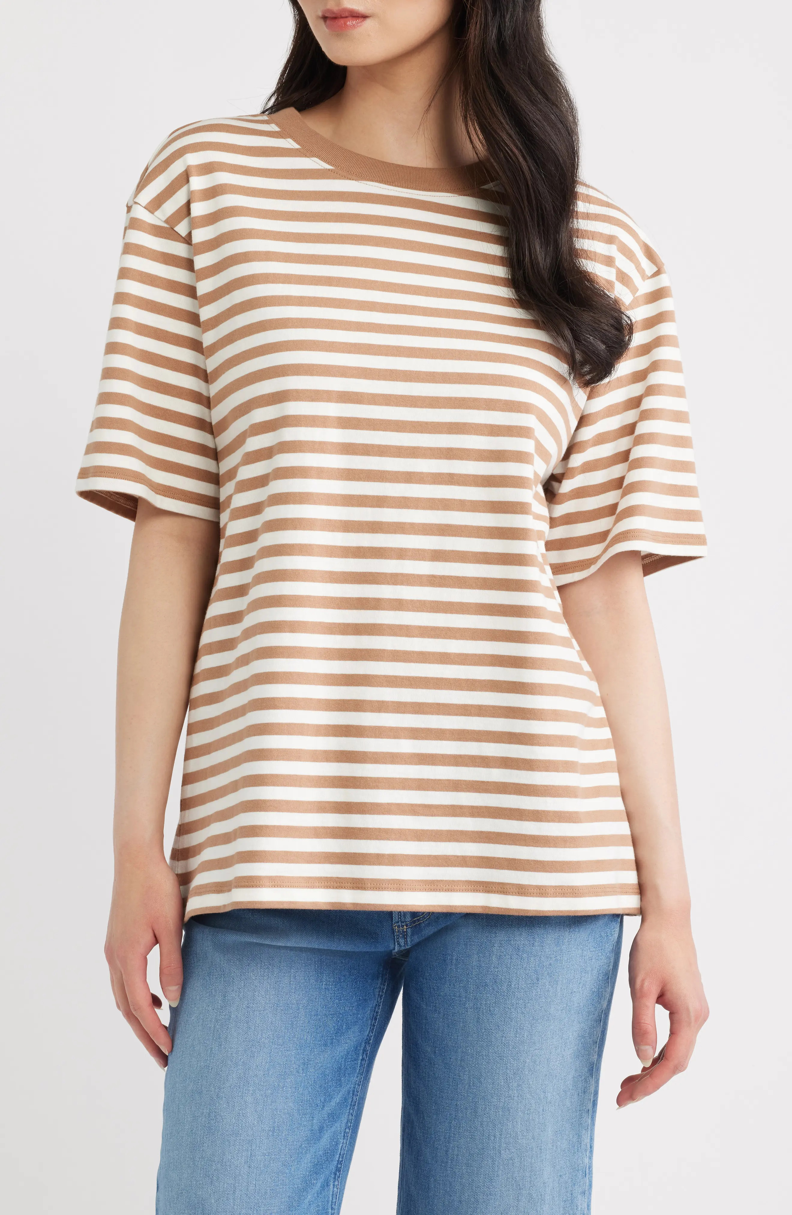 The Overized Stripe T-Shirt (Women) | Nordstrom | Nordstrom