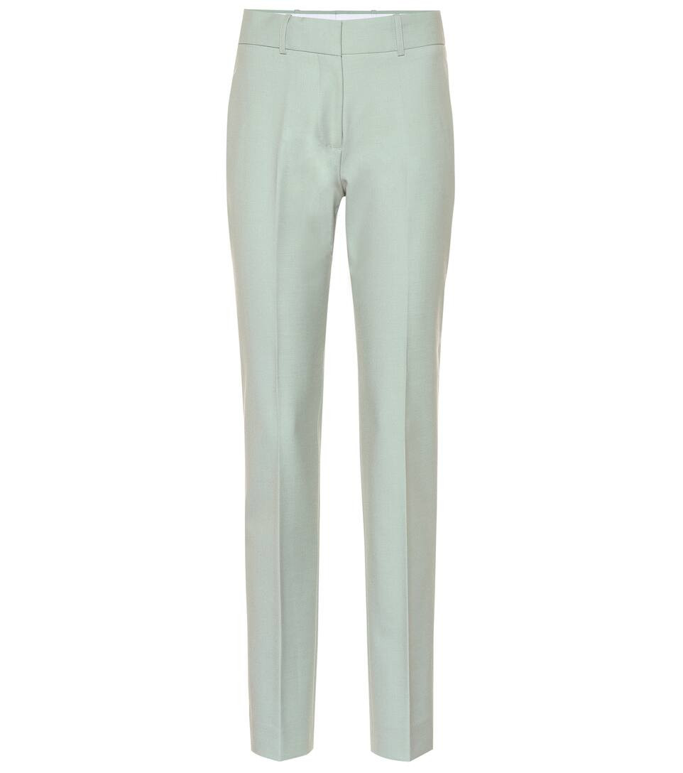 Mid-rise straight wool-blend pants | Mytheresa (US/CA)