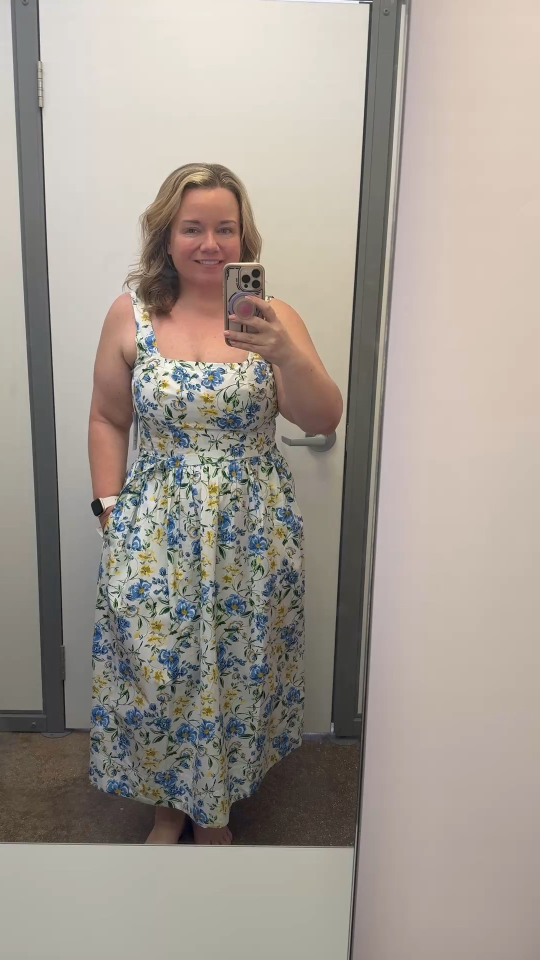 If you want something feminine but still wearable day-to-day, this is it. The print is gorgeous, the waist hits in the right spot, and it gives shape without feeling tight. Easy yes for spring and summer.

Medium | 5’3 | 36DDD | 32” waist | 49” hips

#WalmartFashionFinds #FloralDress #MidsizeStyle #CurvyFriendly #PetiteLooks #AffordableFinds #SpringStyle #SummerLooks #RealisticFashion #StyleOnABudget

#LTKPlusSize #LTKMidsize #LTKPetite