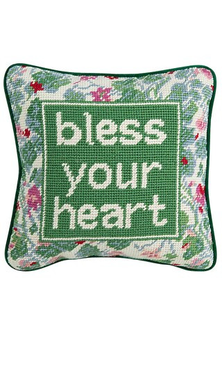 Bless Your Heart Needlepoint Pillow | Revolve Clothing (Global)