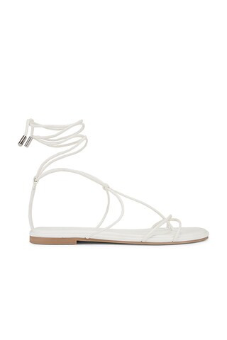 Steve Madden Myrtle Sandal in White from Revolve.com | Revolve Clothing (Global)