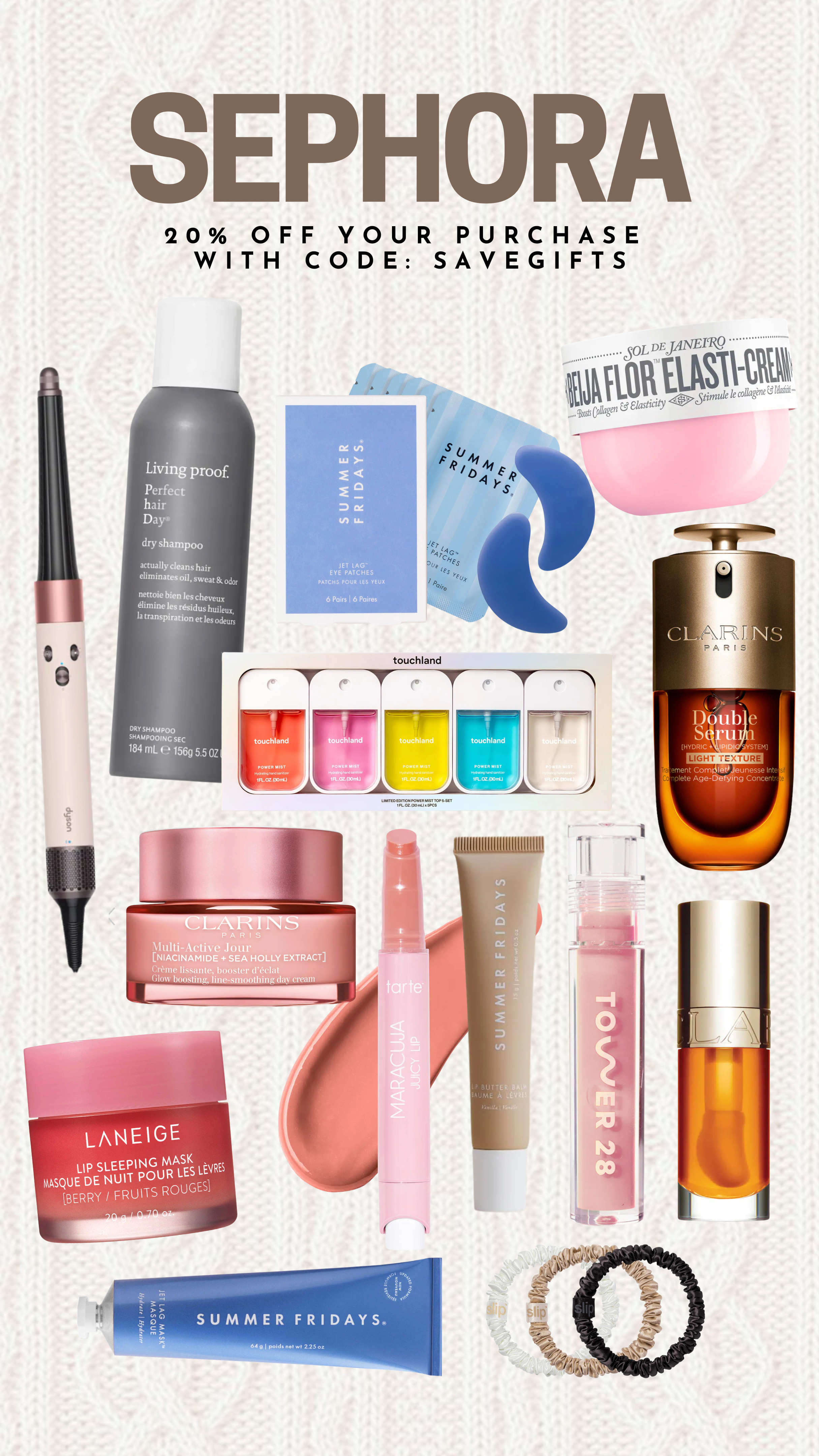 sephora sale 20% off your purchase with code: savegifts

sephora sale, makeup, beauty favorites, hair favorites 

 #LTKGiftGuide #LTKHoliday