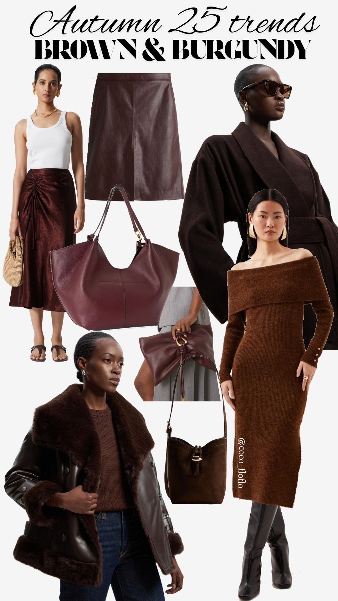 Brown & burgundy autumn winter trend 

#LTKstyletip #LTKwinter #LTKeurope
