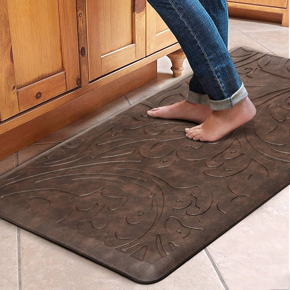 KMAT Kitchen Mat Cushioned Anti-Fatigue Floor Mat Waterproof Non-Slip Standing Mat Ergonomic Comf... | Amazon (US)