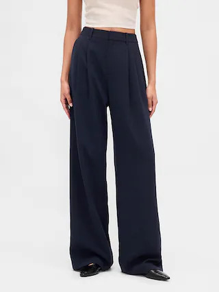 365 High Rise Pleated Trousers | Gap (US)