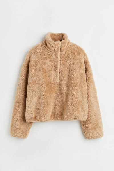 Teddyfleece-Pullover | H&M (DE, AT, CH, NL, FI)