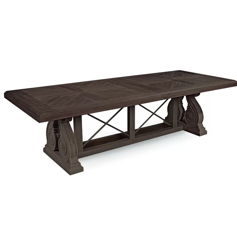 Pattonsburg Drop Leaf Trestle Dining Table | Wayfair North America