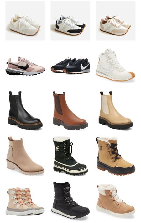 Women’s Nike Air Max pre day. Women’s Nike daybreak sneakers. Athletes or sneakers. Lifestyle sneakers. Sam Edelman Chelsea boots. Dolce Vita Chelsea boots. Sorel snow boots. Rain boots. Warm winter boots.

#LTKfit #LTKshoecrush #LTKsalealert