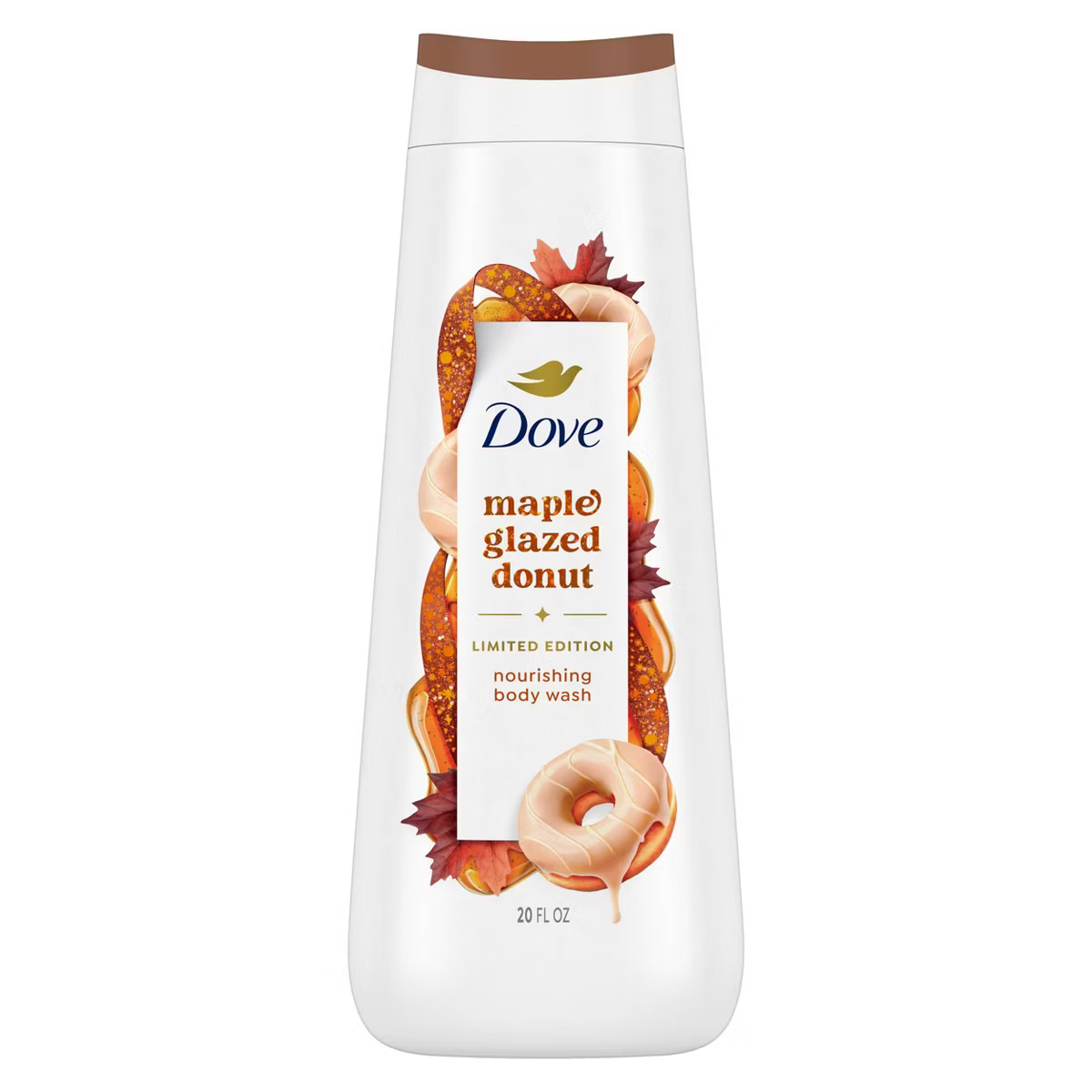 Dove Beauty Limited Edition Fall Holiday Treat Body Wash - Maple Glazed Donut - 20 fl oz | Target