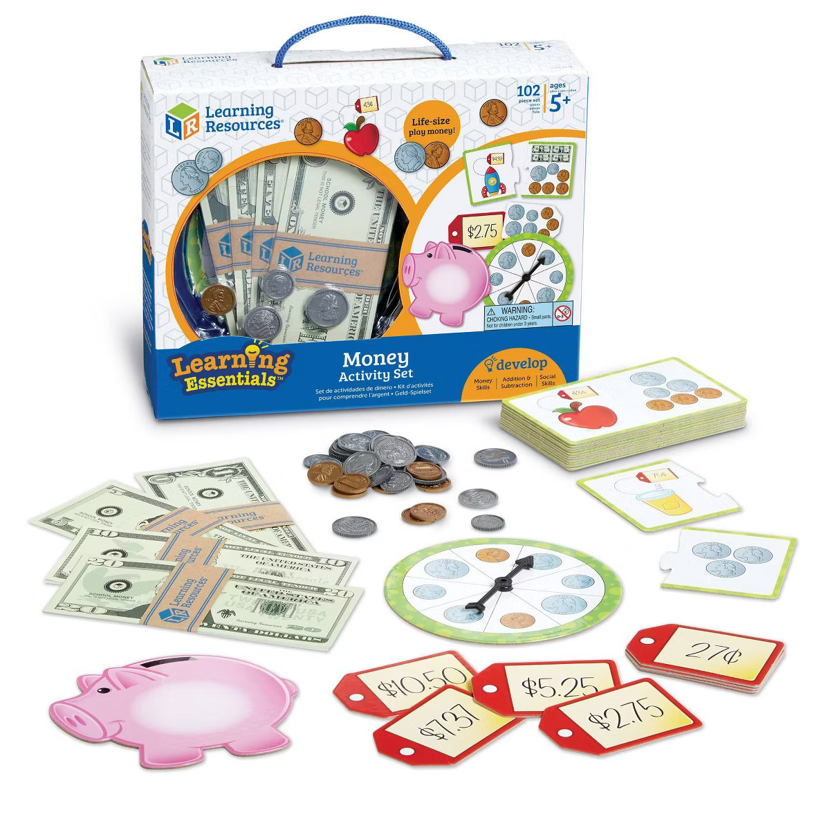 Learning Resources Kids' Money Activity Set 102pc | Target