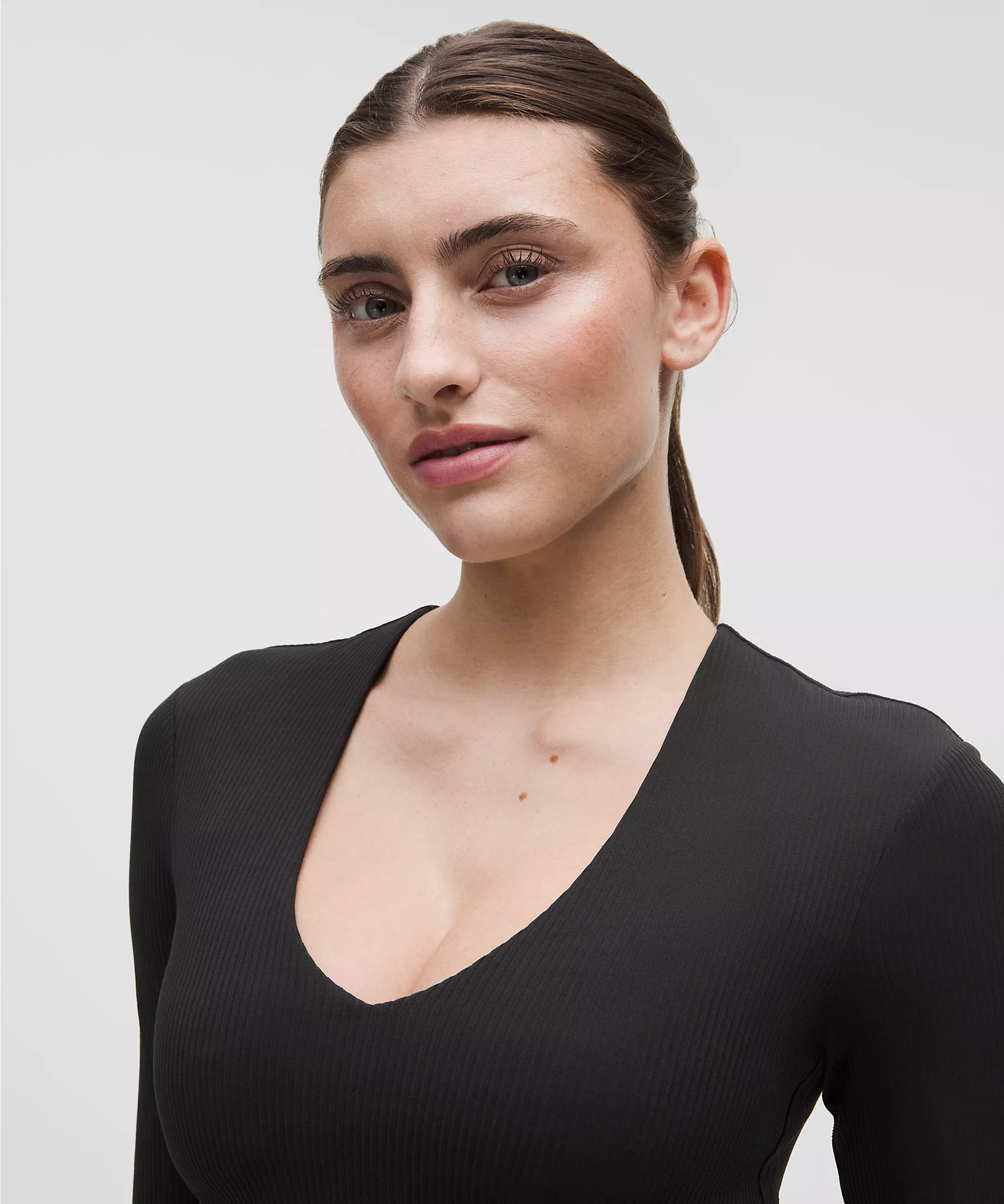 All It Takes Ribbed Nulu V-Neck Long-Sleeve Shirt | Lululemon (US)