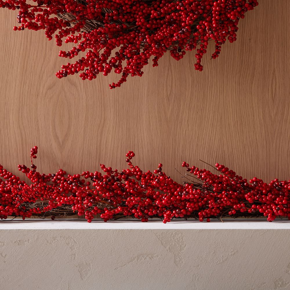 Faux Red Berries Botanicals | West Elm (US)